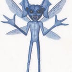 Из созвездия гончих Псов. Серый инопланетянин до 3 метров высотой. 2006