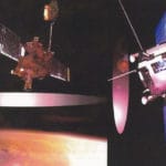 Космические аппараты с Земли над Марсом заблокированы энергическими плазменными полями. Поэтому с ними не было связи.