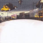 Недалекое будущее - летающие автомашины. Еще ходят троллейбусы