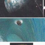 Падение метеора на Землю. Падение метеорита в море (океан) c. взрыв