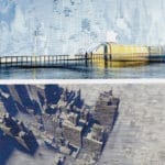 Электричка на Марсе. Марсианский город под куполом. 2005год.