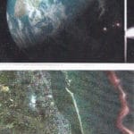 Цунами в Индийском океане. Красная - невидимая энергоинформационная волна толкает воду для цунами. Это было наказание за детский разврат.