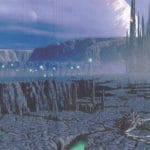 Участок Венеры под куполом. Купол поместился частично